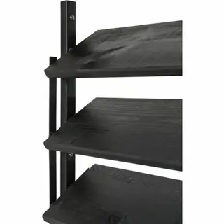 Wovar Flex Fence Edelstahlschienen Drehbare Lamellen Schwarz 165 Cm - Pro Set 2 Stück