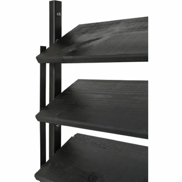 Wovar Flex Fence Edelstahlschienen Drehbare Lamellen Schwarz 165 Cm - Pro Set 2 Stück thumbnail