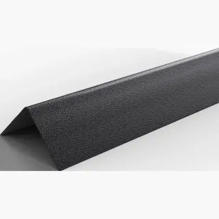 Wovar Kunststof Hoekprofiel Op Rol Zwart 2.5 X 2.5 X 260 Cm | Per Stuk