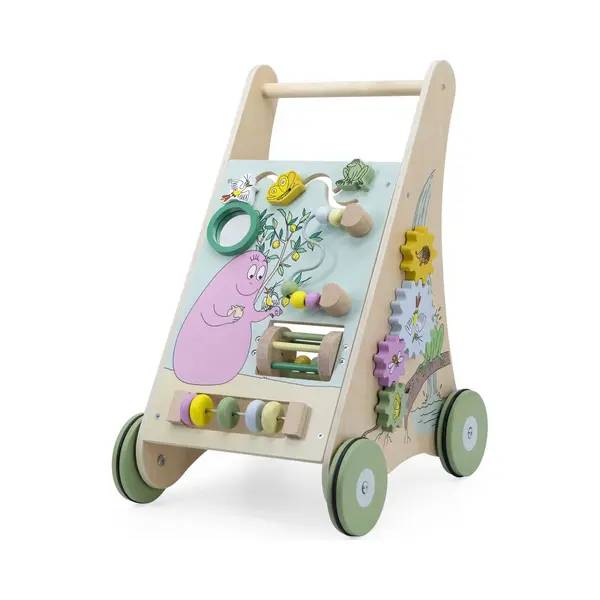 Label Label Label - Barbapapa Houten Loopwagen - Vrolijk Design - Educatief Spel thumbnail