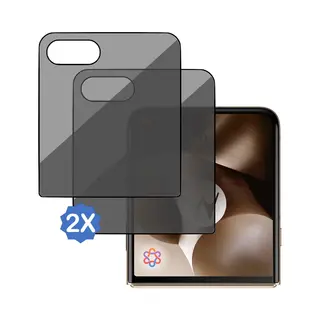 ChiGuard Privacy Screenprotector 2x Geschikt Voor Motorola Razr 60 Ultra Screenprotector - Beschermglas - Privé GuardCover