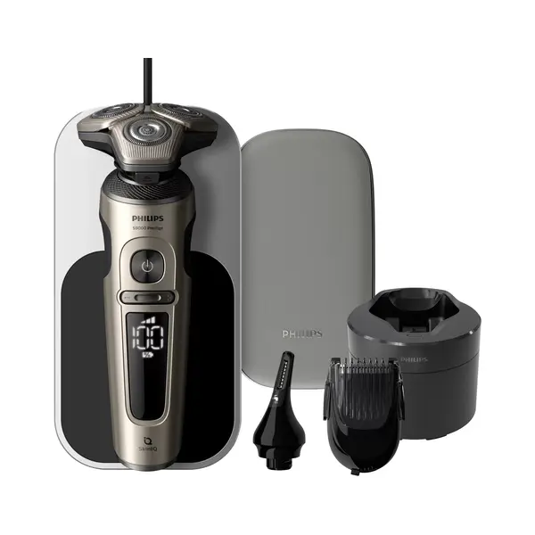 Philips Shaver S9000 Prestige SP9883/35 Elektrischer Nass- und Trockenrasierer mit SkinIQ thumbnail