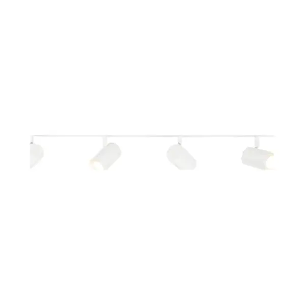 Ledvion - Led Ceiling Spotlight White 4-Light, Dimmable, Tiltable, GU10 Fitting, Surface Mounting, White Lamp, Rectangular Lamp, Lighting, IP20, thumbnail