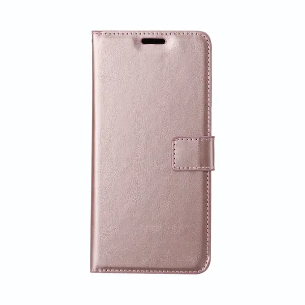 Samsung Galaxy A10s Telefoonhoesje - Bookcase - Ruimte Voor 3 Pasjes - Kunstleer - SAFRANT1 - Rosé Goud thumbnail