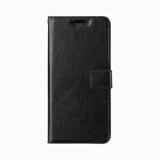 Samsung Galaxy A01 Core Telefoonhoesje - Bookcase - Ruimte Voor 3 Pasjes - Kunstleer - SAFRANT1 - Zwart