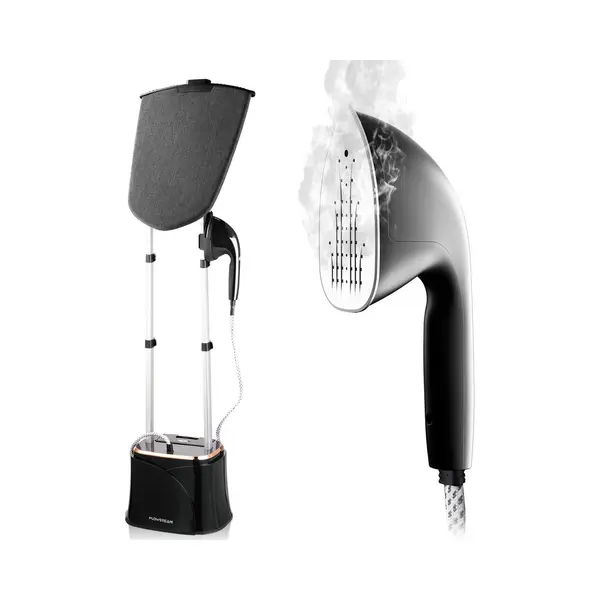 Flowsteam® Pro Wäschedampfer - 150 Minuten Dampfen - 2, 5M Kabel - 2, 2-Liter-Wassertank - Schwarz thumbnail
