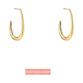 Go Dutch Label Oorringen Elegant Hoop Goud
