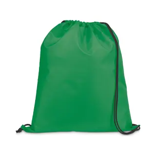 Gymtas/lunchtas/zwemtas Met Rijgkoord - Voor Kinderen - Groen - 35 X 41 Cm - Rugtas