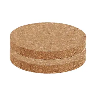 Esschert Design Plantenonderzetter Van Kurk - 2x - D15 Cm X 1 Cm