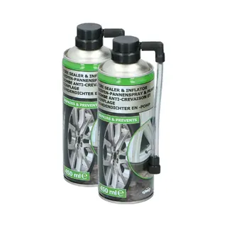 All Ride Bandenreparatie Spray - 2x - Auto/scooter - 450 Ml - Bandenreparatieset