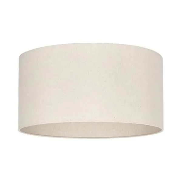 Uniqq Lampenschirm Stoff Beige Transparent Ø 50 Cm - 25 Cm Hoch thumbnail