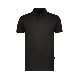 Gino Santi Polo Shirt Heren Basics | Zwart | Maat Xxl
