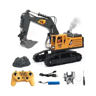 Jmka® Graafmachine Speelgoed - Tractor Speelgoed- Graafmachine- Tractor- Bulldozer Speelgoed- Graafmachine Speelgoed Met Afstandsbediening