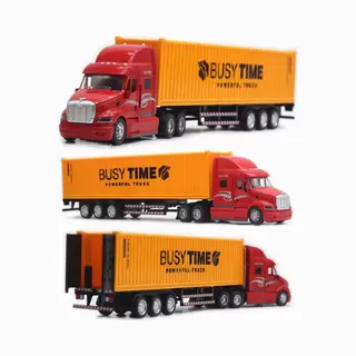 Yj toys Vrachtwagen Transporter Met Oplegger 40FT - Container Master (34.5cm)