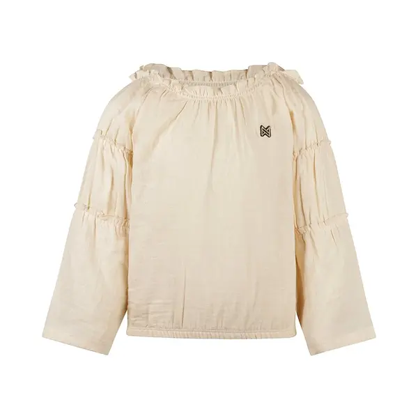 Koko Noko Meisjes Blouse Off White - Girls 1 thumbnail