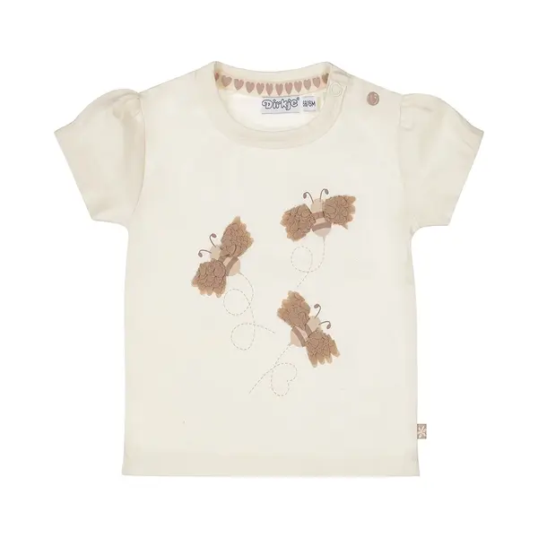 Dirkje Meisjes T-shirt - Off White thumbnail