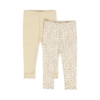 Dirkje Meisjes 2-Pack Legging - Off-white