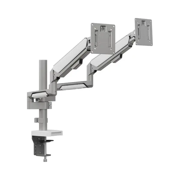 Douxe® SH7 - Monitor Arm- Monitor Arm 2 Schermen - 17 T/m 32 Inch - 2 T/m 9 Kg - Luxe Aluminium Monitorbeugel thumbnail