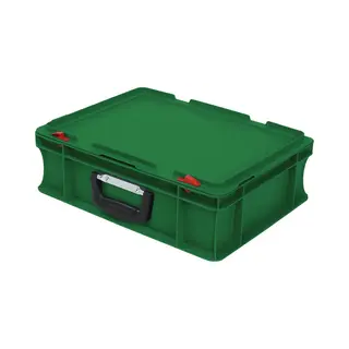 Alpac Kunststof Opbergkoffer - Hobbykoffer - Viskoffer - 400 X 300 X 133 Mm - 10L - Groen