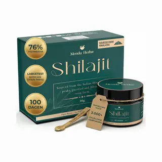 Mendu Herbs Original Shilajit-Harz 30 G – Reines, Im Labor Getestetes Naturprodukt Aus Dem Himalaya – 2-Monats-Vorrat – Reich An Fulvosäure,