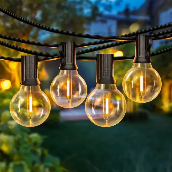 Foryouliving Lichtsnoer 10 Meter Voor Buiten - 25 Led Filament Bollen - Koppelbaar Lichtslinger - Tuinverlichting & Sfeerverlichting - thumbnail