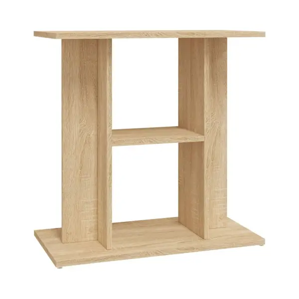 Aquarium Stand Sonoma Oak 60x30x60 Cm Engineered Wood Vidaxl thumbnail