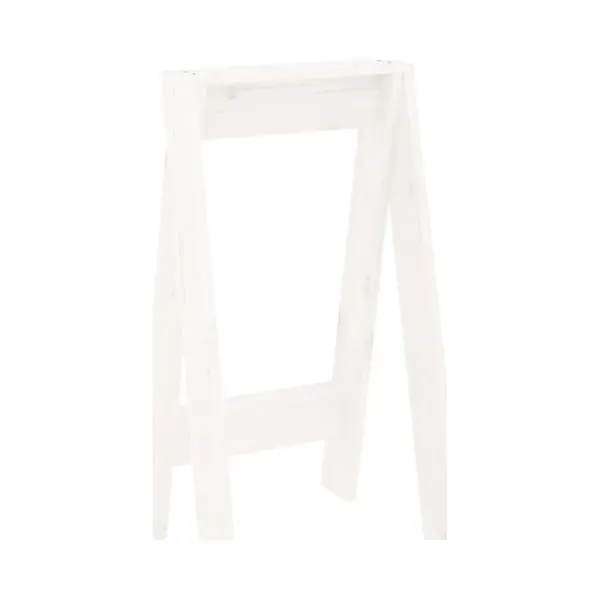 VidaXL Krukken 2 St 40x40x75 Cm Massief Grenenhout Wit thumbnail