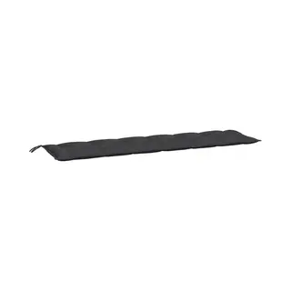 VidaXL Gartenbank-Auflage Schwarz 200x50x7 Cm Oxford-Gewebe