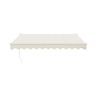 Automatic Retractable Awning Cream 3x2, 5 M Vidaxl