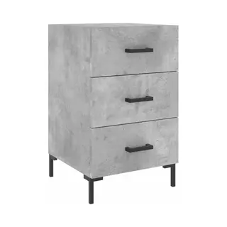 VidaXL 827664 nightstand/bedside table Concrete colour