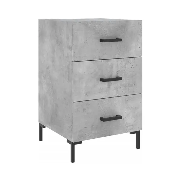 VidaXL 827664 nightstand/bedside table Concrete colour thumbnail