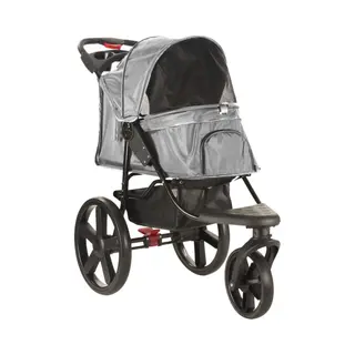 Topmast Hondenbuggy Comfort - All Terrain - 3 Wielen - Antraciet - All Terrain