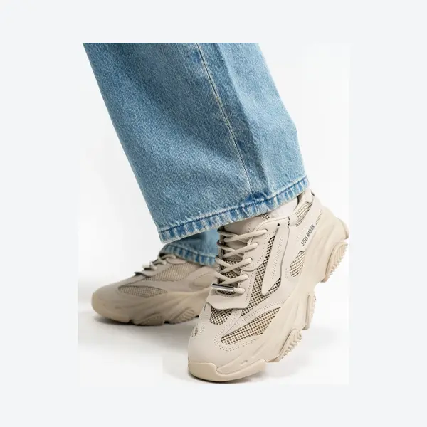 Steve Madden Possession-E Dames Sneaker - Grijs - Maat 40 thumbnail