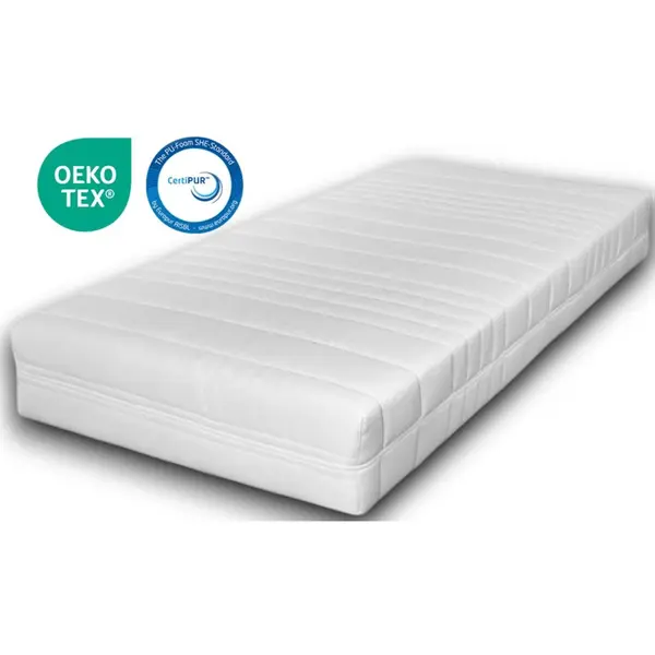 Easy Bedden EasyBedden® 80x220 Koudschuim Hybride Matras - 20 Cm Dik | HR45 Schuim - Luxe Tijk - 100 % Veilig thumbnail