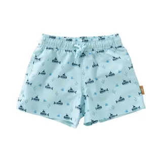 Fresk Uv Zwembroek Voor Jongens - 86/92 - Sneldrogende Zwemkleding - Uv-bescherming Upf 50 - Zwemshort Met Zijzakken - Groen - Croco