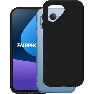 Cazy Hoesje Geschikt Voor Fairphone 5 Hoesje Siliconen - Flexibele Case - Zwart