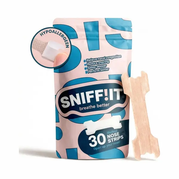 Zippit Sniffit Nasenpflaster Schnarchen - Nasenstrips Besser Atmen - Anti Schnarchen Nose Strips Für Erholsamen Schlaf & Mehr Energie - Nasenstreifen Extra thumbnail