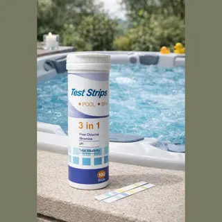 Zwembad En Jacuzzi Test Strips 3 In 1 - 100 Pc - Ph Waarde En Chloor - Pool - Chloor - Waarde High Quality - Watertester
