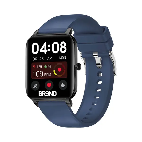 Brend Br-2223 - Smartwatch - Stappenteller Bloeddrukmeter Hartslagmeter - Blauw thumbnail