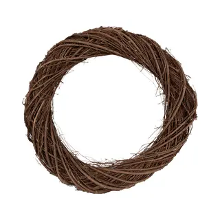 Clayre & Eef Krans Ø 50 Cm Bruin Hout