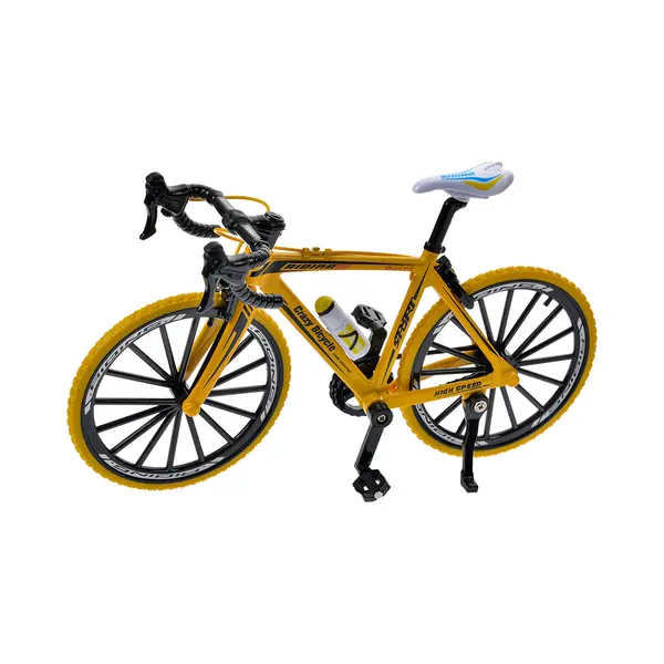 Clayre & Eef Decoratie Fiets 20x5x12 Cm Geel Metaal thumbnail