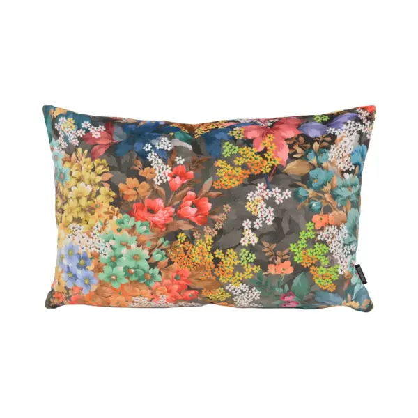 Gek op Kussens! Sierkussen Velvet Flowers #2 Long | 30 X 50 Cm | Velvet/Polyester thumbnail
