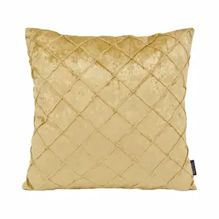 Novée Sierkussen Velvet Cross Goud | 45 X 45 Cm | Velvet/Polyester