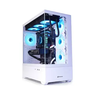 LalaShops Intel I9 12900K - 360 Waterkoeling - Rtx 5060 Ti 8GB - 1TB M2.0 Ssd - 32GB DDR5 Ram - WiFi 6E/Bluetooth 5.3 - Windows 11 Pro - Sharkoon AK6 Rgb White