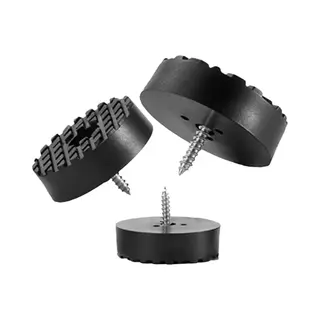 Fsw-Products - 4 Stuks - Rubberen Voetjes - Ø18 Mm - Onderzetters - Viltjes - Rubber Dopje - Meubelonderzetter - Meubelverhogers - Trillingsdemper -