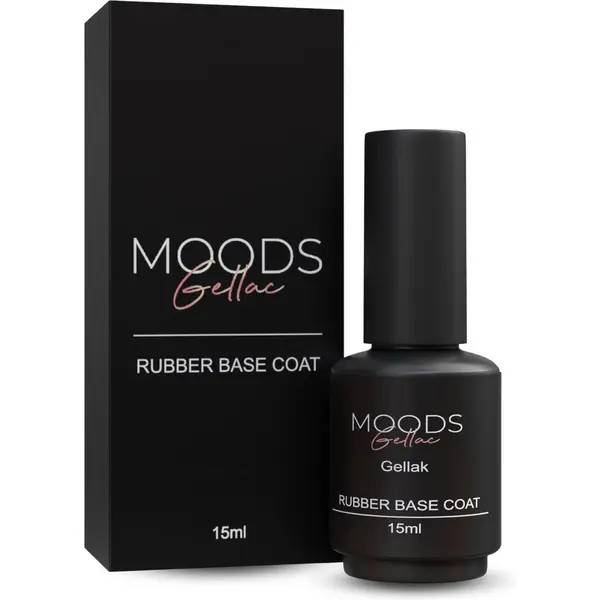 Moods Gellac - Rubber Base Coat - Nagellak - Gellak Starterspakket - Nagels - Gellak Set - 15 Ml thumbnail