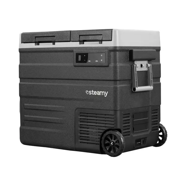 Steamy SECUD65 - Elektrische Compressor Koelbox - Dual Zone - 57 Liter - 12V En 230V - Zwart thumbnail