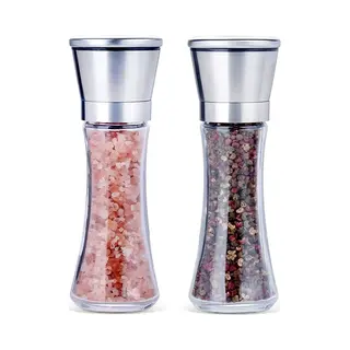 Hi Nature™ Luxe Peper En Zoutmolen Set - Instelbare Maalgraad - Rvs - (2 Stuks)