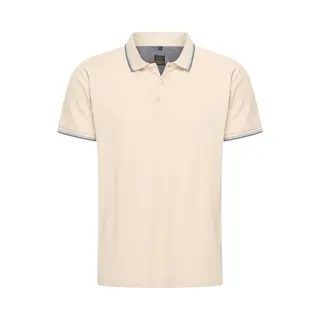 Mario Russo Polo Shirt Edward - Polo Shirt Heren - Poloshirts Heren - Katoen - Licht Beige