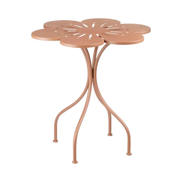 Mica Decorations Fleuri Bistrotafel - H73 X Ø70 Cm - IJzer - Terra thumbnail